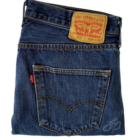 Levi's 501 jeans button fly high waist boyfriend - Picture 2 of 8